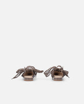 Slingback-Ballerinas mit Schnürsenkeln - Dunkelbraun | Pinko