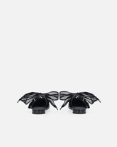 Slingback ballerinas with ties - Black | Pinko
