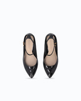 Patent leather-effect pumps - Black | Pinko