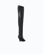 Stiefel aus Nappaleder mit extra hohem Schaft - | Pinko