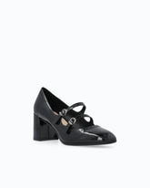 Mary Jane pumps in patent-effect leather - | Pinko