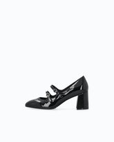 Mary Jane pumps in patent-effect leather - Black | Pinko