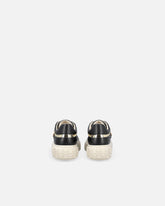 High-soled flatform sneakers with metal logo - | Pinko