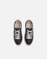 High-soled flatform sneakers with metal logo - | Pinko
