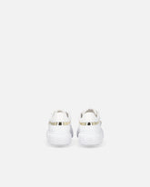High-soled flatform sneakers with metal logo - | Pinko