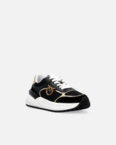 Sneakers mit Logo und Spiegeldetails - | Pinko