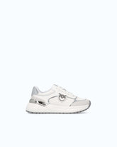 Sneakers mit Logo und Spiegeldetails - | Pinko