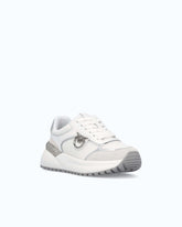 Sneakers mit Logo und Spiegeldetails - | Pinko