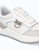 Sneakers mit Logo und Spiegeldetails - | Pinko