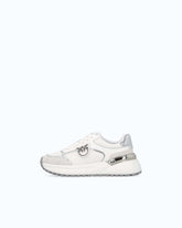 Sneakers mit Logo und Spiegeldetails - | Pinko