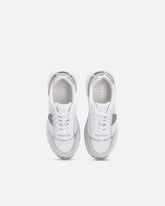 Sneakers with logo and mirror-finish details - | Pinko