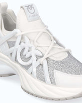 Ariel sneakers with crystals - Grey | Pinko