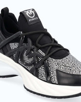 Ariel sneakers with crystals - Black | Pinko
