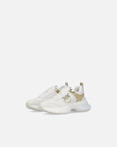 Ariel leather-effect sneakers with mirror detailing - White | Pinko