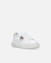 Sneakers aus Leder mit Logo Love Birds - | Pinko