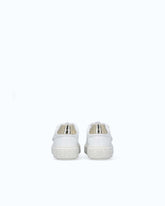 Leather sneakers with Love Birds logo - White | Pinko
