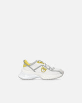 Ariel perforated sneakers with bird logo - | Pinko