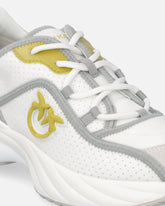 Sneakers Ariel mit Lochmuster und Vogel-Logo - | Pinko