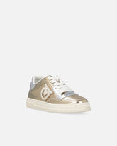 Laminated sneakers with Love Birds logo - | Pinko