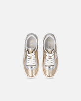 Laminated sneakers with Love Birds logo - | Pinko