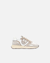 Sneakers aus Veloursleder mit Logo - | Pinko