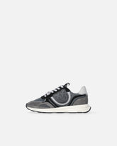 Sneakers aus Veloursleder mit Logo - | Pinko