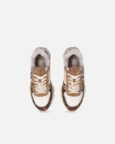 Sneakers with Love Birds logo and animal print - | Pinko