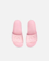 Rubber slip-on sandals with Love Birds maxi logo - | Pinko