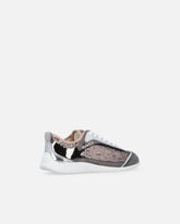 Sneakers with sequins and metallic inserts - | Pinko