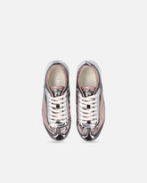 Sneakers with sequins and metallic inserts - | Pinko