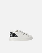 Leather sneakers with logo - White | Pinko