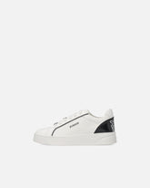 Leather sneakers with logo - White | Pinko