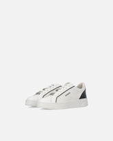 Leather sneakers with logo - White | Pinko