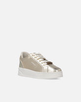 Laminierte Sneakers mit Logo - | Pinko