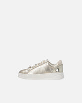 Laminated sneakers with logo - Beige | Pinko