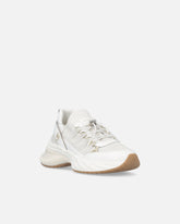 Knitted sneakers with laces and cord lock - | Pinko
