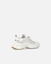 Knitted sneakers with laces and cord lock - | Pinko