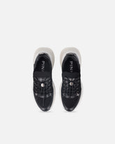 Sneakers in Strick mit Schnürsenkeln und Kordelstopper - | Pinko