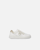 Sneakers aus Leder mit Logo Love Birds - | Pinko