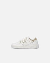 Sneakers aus Leder mit Logo Love Birds - | Pinko