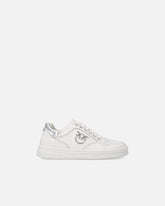 Sneakers aus Leder mit Logo Love Birds - | Pinko