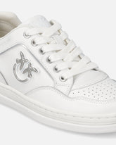 Sneakers aus Leder mit Logo Love Birds - | Pinko