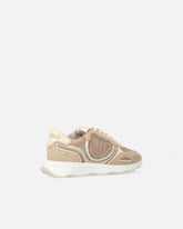 Sneakers aus Netzmesh und Veloursleder mit Logo Love Birds - | Pinko