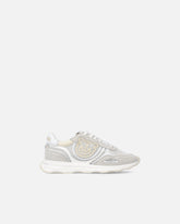 Sneakers aus Netzmesh und Veloursleder mit Logo Love Birds - | Pinko