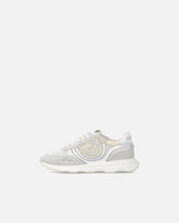 Sneakers aus Netzmesh und Veloursleder mit Logo Love Birds - | Pinko