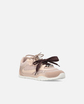 Sneakers mit doppelten Schnürsenkeln und Schmuckapplikationen - | Pinko