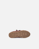 Sneakers with double laces and logo details - Burgundy | Pinko