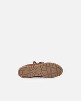 Sneakers with double laces and logo details - Burgundy | Pinko