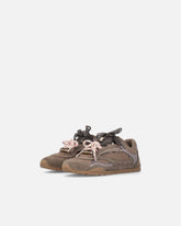 Sneakers with double laces and logo details - Brown | Pinko