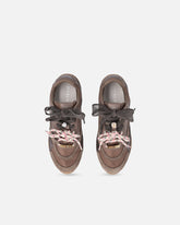 Sneakers with double laces and logo details - | Pinko